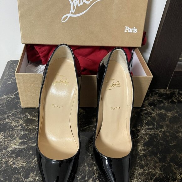 Christian Louboutin Shoes - Christian Louboutin Black Leather Pumps